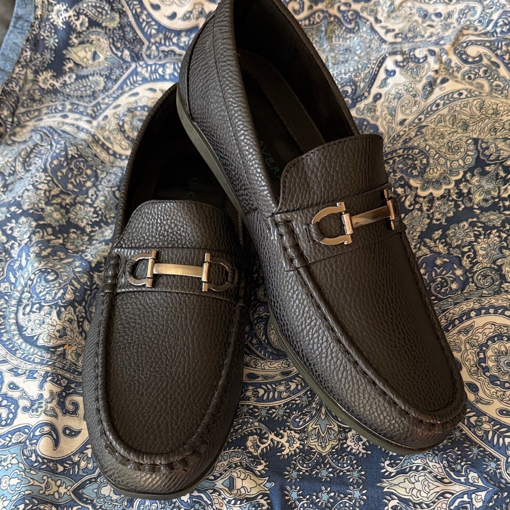 Cubavera Men's Cuchase Black Bit Loafers